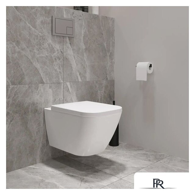 Унитаз подвесной Lauter Nuremberg 21811 + 21901002 (белый, с кнопкой смыва 219702J белый) - Изображение №15 — Интернет-магазин ПроЗаказ