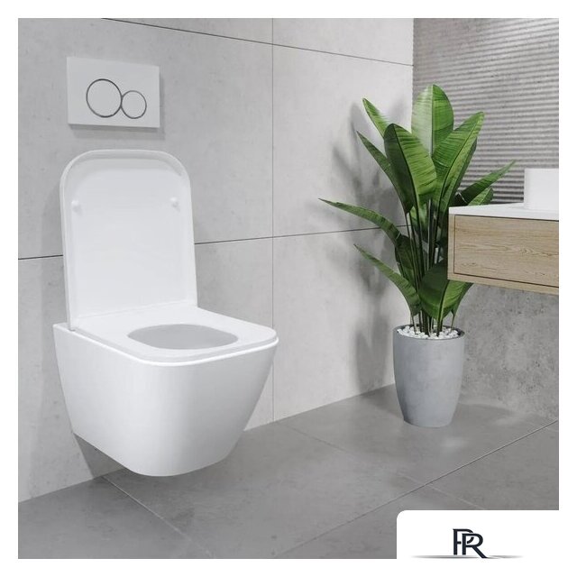 Унитаз подвесной Lauter Nuremberg 21811 + 21901002 (белый, с кнопкой смыва 219702J белый) - Изображение №20 — Интернет-магазин ПроЗаказ