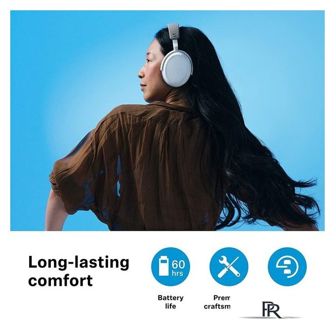 Наушники Sennheiser Momentum 4 Wireless (белый) - Изображение №5 — Интернет-магазин ПроЗаказ