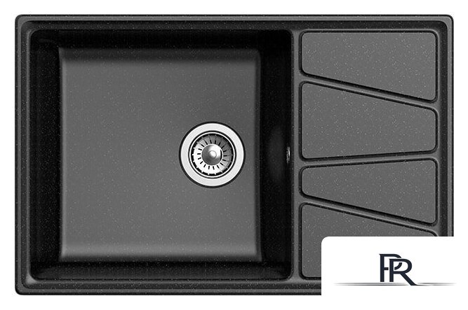 Кухонная мойка GranFest GF-V-780L (черный) - Изображение №2 — Интернет-магазин ПроЗаказ