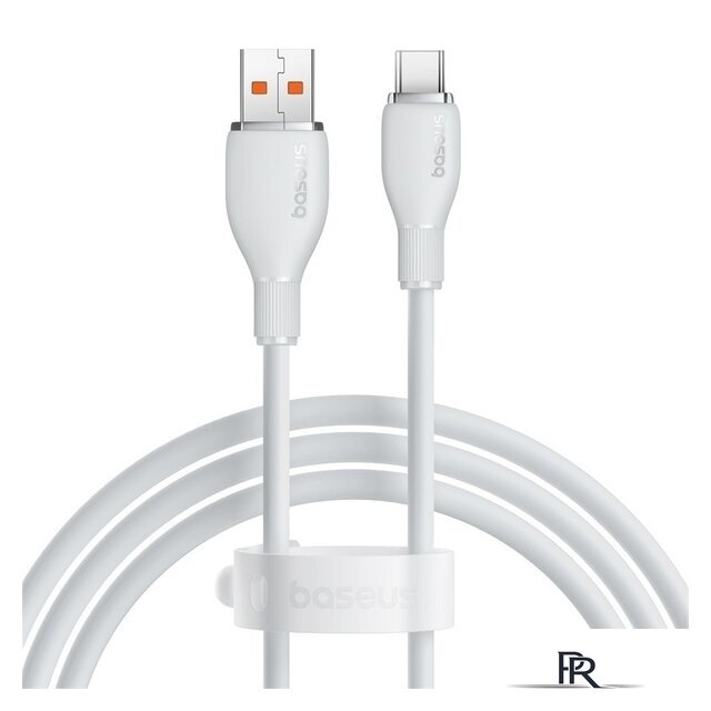 Кабель Baseus Pudding Series USB Type-A - USB Type-C (1.2 м, белый) - Изображение №1 — Интернет-магазин ПроЗаказ