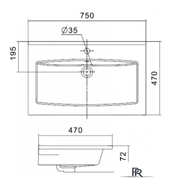  Акватон Тумба с умывальником Сохо 75 1A2581K1AJA00 - Изображение №7 — Интернет-магазин ПроЗаказ