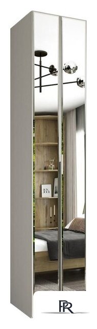 Шкаф-гармошка Евва Лайн ЛН-1D.450.01(2Z) (бодега белый) - Изображение №1 — Интернет-магазин ПроЗаказ