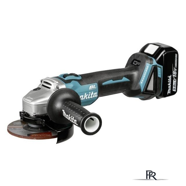 Угловая шлифмашина Makita DGA504RTJ (с 2-мя АКБ, кейс) - Изображение №2 — Интернет-магазин ПроЗаказ