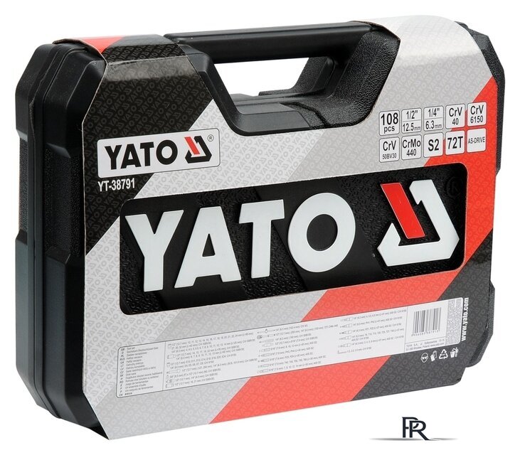 Универсальный набор инструментов Yato YT-38791 (108 предметов) - Изображение №4 — Интернет-магазин ПроЗаказ
