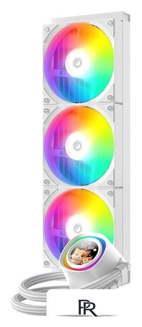 Система жидкостного охлаждения для процессора ID-Cooling FX360 LCD White - Изображение №2 — Интернет-магазин ПроЗаказ