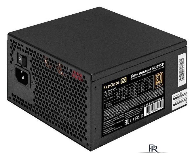 Блок питания ExeGate 1200VSP FC EX297235RUS - Изображение №1 — Интернет-магазин ПроЗаказ
