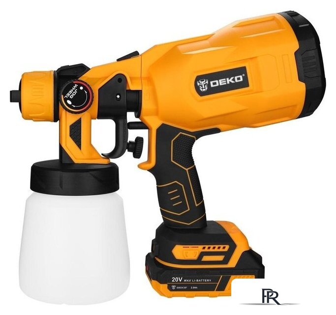 Краскораспылитель Deko DKSG20K2 063-4020 (с 2-мя АКБ) - Изображение №4 — Интернет-магазин ПроЗаказ
