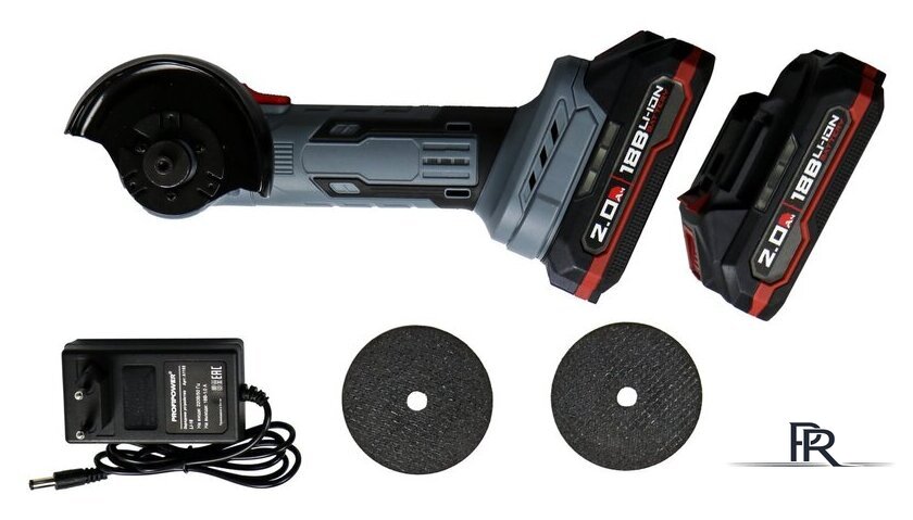 Угловая шлифмашина Profipower DGA-18B (с 2-мя АКБ, кейс) - Изображение №1 — Интернет-магазин ПроЗаказ