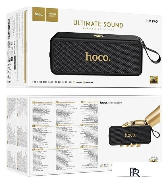 Беспроводная колонка Hoco HT1 Pro (черный) - Изображение №4 — Интернет-магазин ПроЗаказ