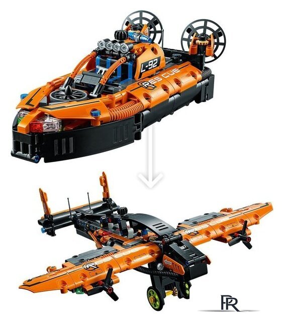 Конструктор LEGO Technic 42120 Спасательное судно на воздушной подушке - Изображение №7 — Интернет-магазин ПроЗаказ