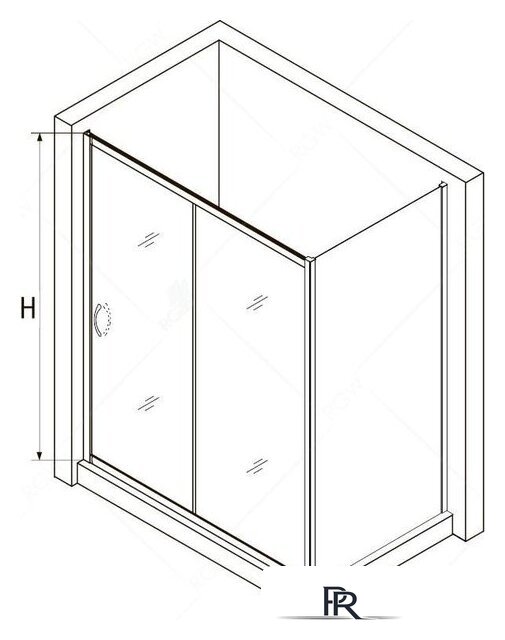 Душевой уголок RGW PA-76-1B (PA-016B + Z-060-2B) 350876138-14 130x80 (черный/прозрачное стекло) - Изображение №3 — Интернет-магазин ПроЗаказ