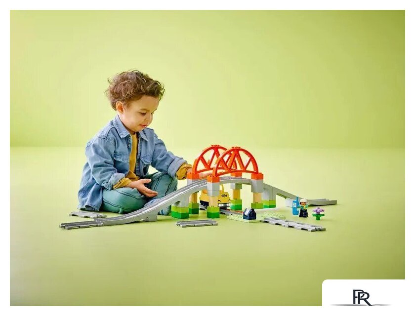 Конструктор LEGO Duplo Железнодорожный мост и пути 10426 - Изображение №5 — Интернет-магазин ПроЗаказ