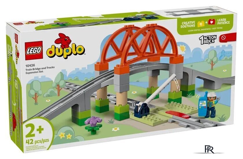 Конструктор LEGO Duplo Железнодорожный мост и пути 10426 - Изображение №1 — Интернет-магазин ПроЗаказ