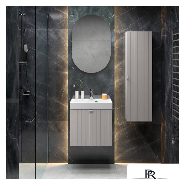  Lauter Зеркало Melisa овальное HA50 (серо-зеленый п/мат) - Изображение №2 — Интернет-магазин ПроЗаказ