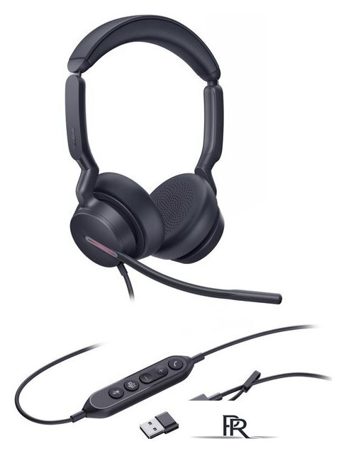 Офисная гарнитура Yealink UH46 Dual UC USB-C/A - Изображение №1 — Интернет-магазин ПроЗаказ