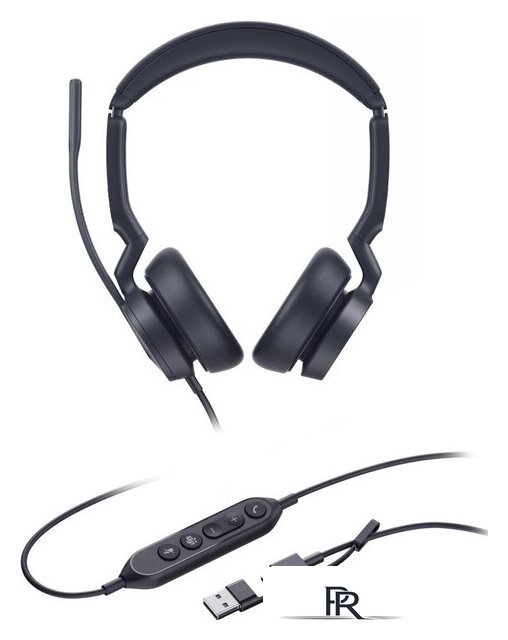 Офисная гарнитура Yealink UH46 Dual UC USB-C/A - Изображение №2 — Интернет-магазин ПроЗаказ