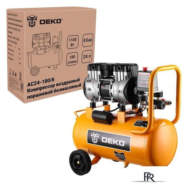 Компрессор Deko AC24-180/8 083-3011 - Изображение №1 — Интернет-магазин ПроЗаказ