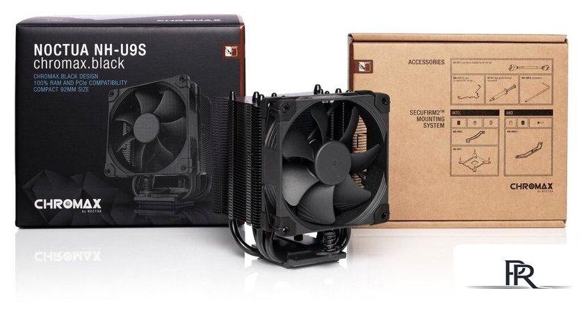 Кулер для процессора Noctua NH-U9S chromax black - Изображение №4 — Интернет-магазин ПроЗаказ