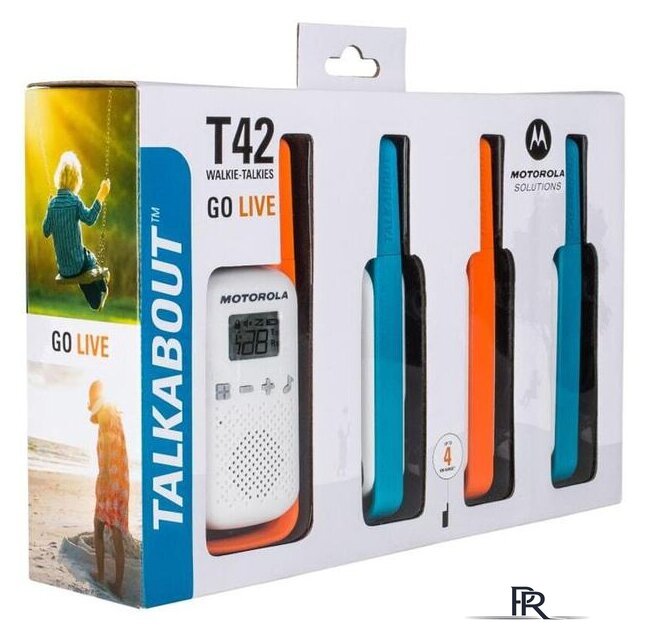 Портативная радиостанция Motorola Talkabout T42 Quad Pack - Изображение №4 — Интернет-магазин ПроЗаказ