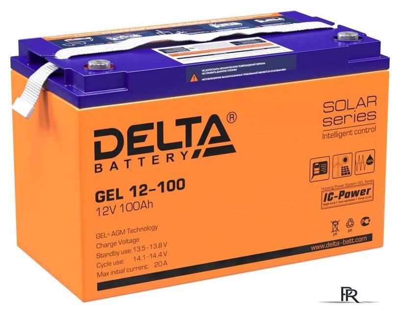 Аккумулятор для ИБП Delta GEL 12-100 (12В/100 А·ч) - Изображение №1 — Интернет-магазин ПроЗаказ