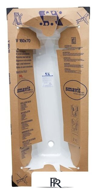 Ванна Smavit Cassia Titanium Inside 160x70 (с шумоизоляцией и ножками Etalon) - Изображение №5 — Интернет-магазин ПроЗаказ