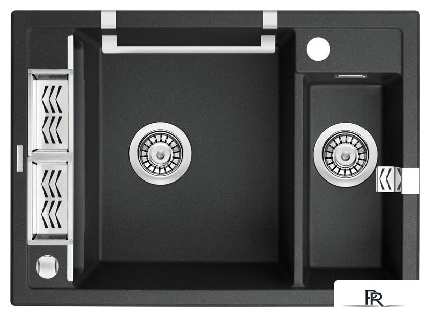 Кухонная мойка Deante Magnetic ZRM G503 (графитовый металлик) - Изображение №2 — Интернет-магазин ПроЗаказ