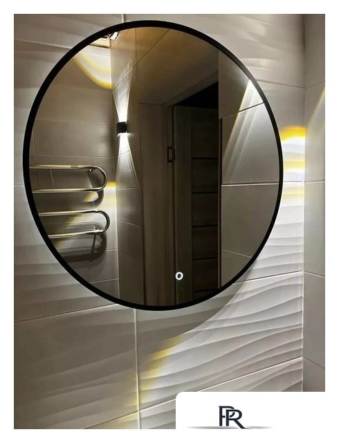 Зеркало с подсветкой  EMZE 80 LED.UV.80.80.CHE.AF.4K (черный с УФ-окантовкой и подсветкой) - Изображение №9 — Интернет-магазин ПроЗаказ