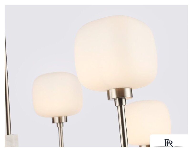 Подвесная люстра Ambrella light LH53001/6 SN/FR (сатин никель/белый матовый) - Изображение №6 — Интернет-магазин ПроЗаказ