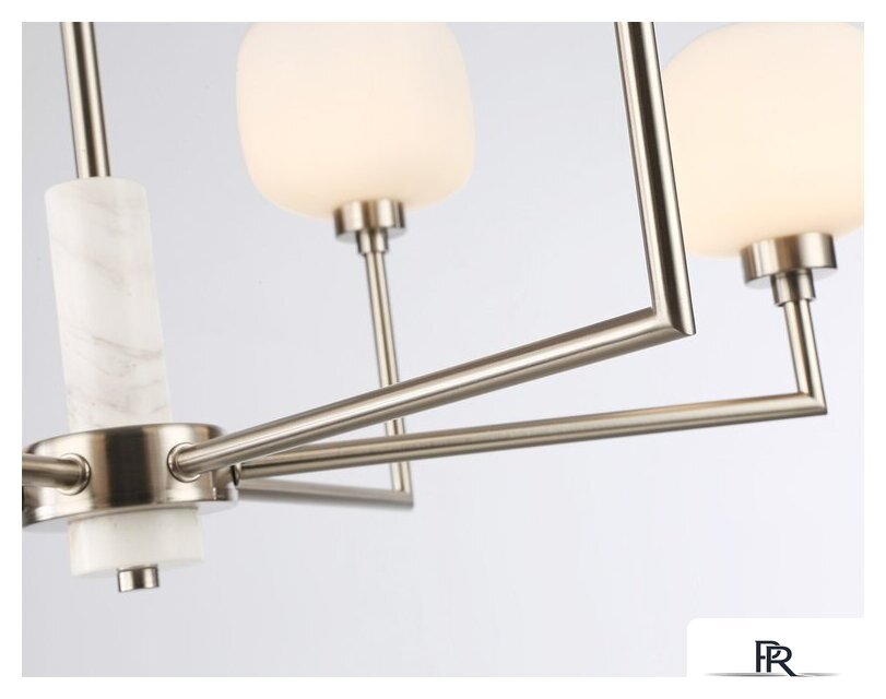 Подвесная люстра Ambrella light LH53001/6 SN/FR (сатин никель/белый матовый) - Изображение №7 — Интернет-магазин ПроЗаказ