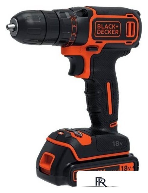 Дрель-шуруповерт Black & Decker BDCDC18B (с 2-мя АКБ, без кейса) - Изображение №2 — Интернет-магазин ПроЗаказ