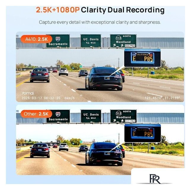 Видеорегистратор 70mai Dash Cam A410-1 (международная версия) - Изображение №2 — Интернет-магазин ПроЗаказ