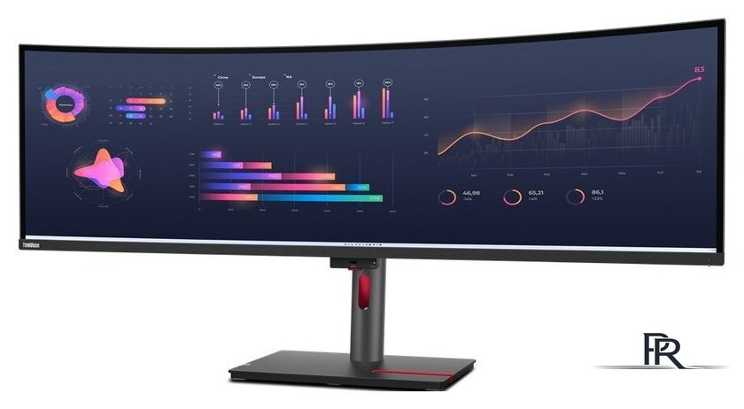 Монитор Lenovo ThinkVision P49w-30 63DBRAT1EU - Изображение №3 — Интернет-магазин ПроЗаказ