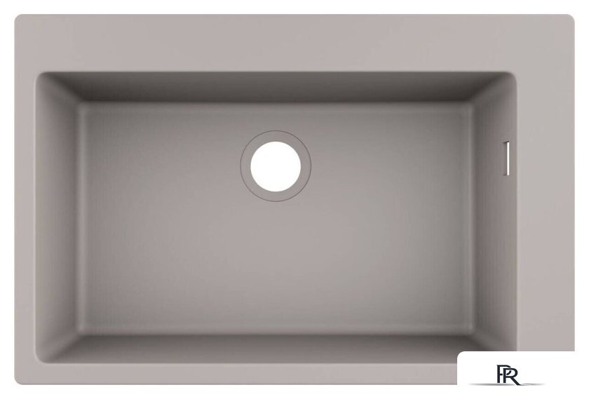 Кухонная мойка Hansgrohe S51 S510-F660 Zlewozmywak nablatowy 660 43313380 (серый бетон) - Изображение №1 — Интернет-магазин ПроЗаказ