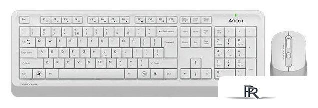 Офисный набор A4Tech Fstyler FG1010 (белый/серый) - Изображение №1 — Интернет-магазин ПроЗаказ