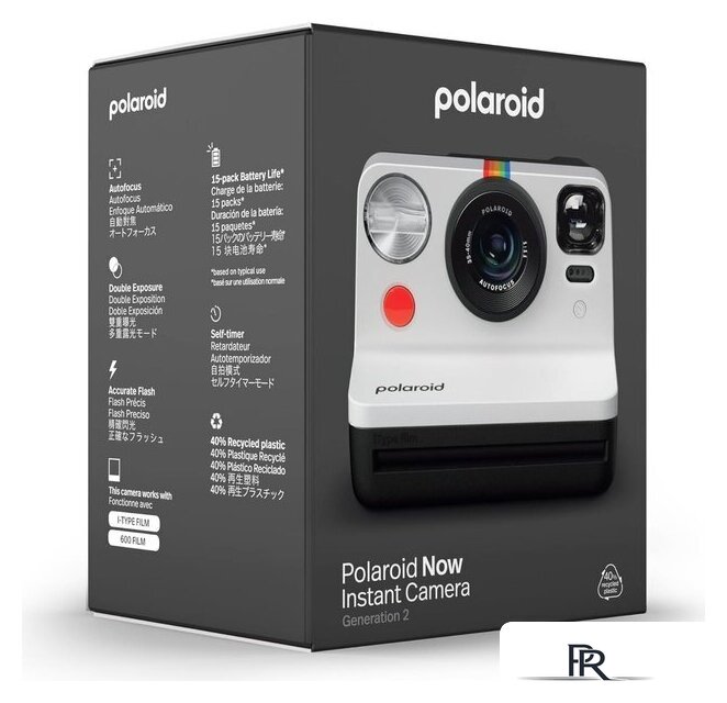 Фотоаппарат Polaroid Now Instant Camera Generation 2 (черный/белый) - Изображение №6 — Интернет-магазин ПроЗаказ