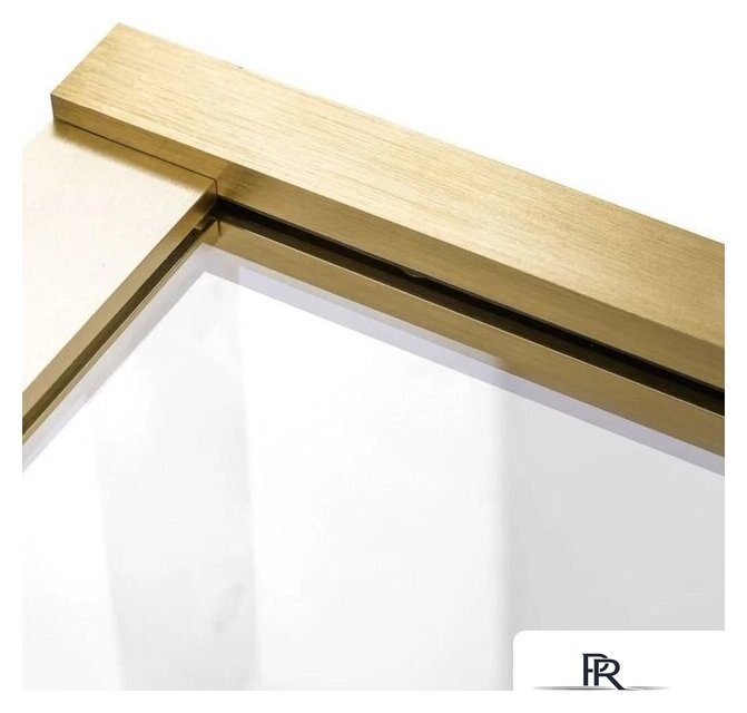 Стеклянная шторка для ванны Rea Elegant 70 (матовое золото/прозрачное стекло) - Изображение №6 — Интернет-магазин ПроЗаказ