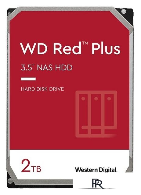 Жесткий диск WD Red Plus 2TB WD20EFPX - Изображение №1 — Интернет-магазин ПроЗаказ