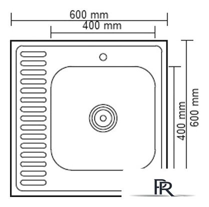 Кухонная мойка Ledeme L96060-R - Изображение №2 — Интернет-магазин ПроЗаказ