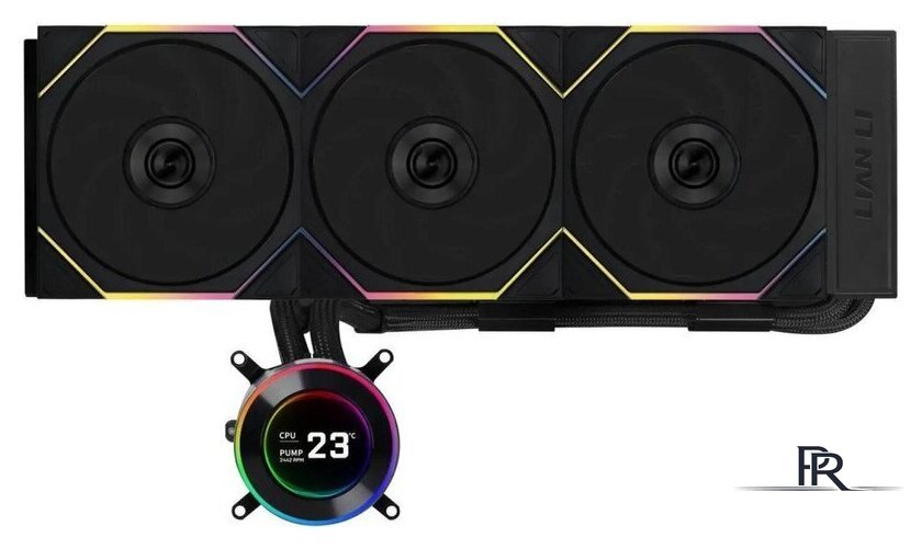 Система жидкостного охлаждения для процессора Lian Li Hydroshift II LCD-C 360TL GHS2LCD36TB G89.GHS2LCD36TB.R0 - Изображение №1 — Интернет-магазин ПроЗаказ