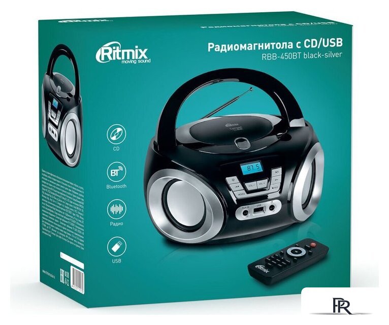 Магнитола Ritmix RBB-450BT - Изображение №3 — Интернет-магазин ПроЗаказ