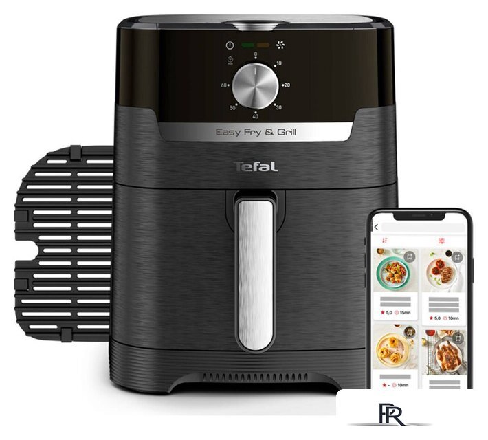 Аэрогриль (аэрофритюрница) Tefal Easy Fry & Grill EY5018 - Изображение №2 — Интернет-магазин ПроЗаказ