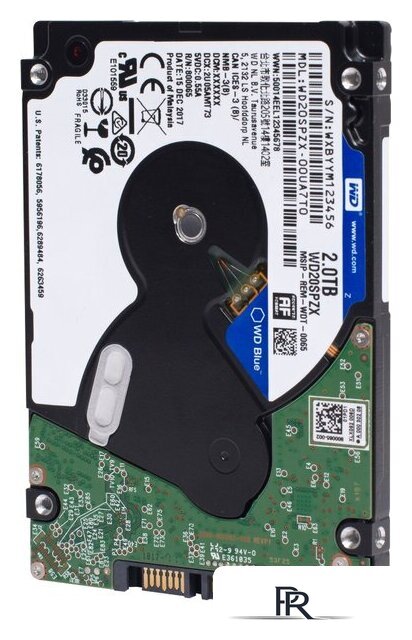 Жесткий диск WD Blue Mobile 2TB WD20SPZX - Изображение №3 — Интернет-магазин ПроЗаказ