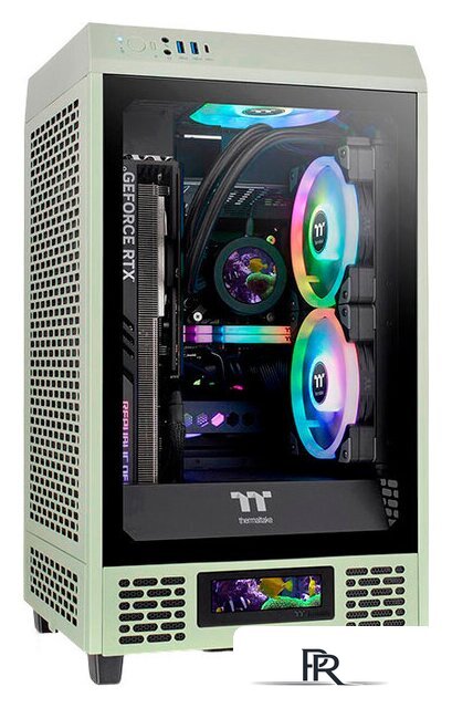 Корпус Thermaltake The Tower 200 Matcha Green CA-1X9-00SEWN-00 - Изображение №1 — Интернет-магазин ПроЗаказ