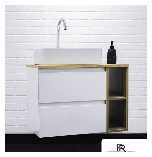  Домино Тумба под умывальник Joy 46 Frost 70 подвесная с двумя ящиками В2 - Изображение №7 — Интернет-магазин ПроЗаказ