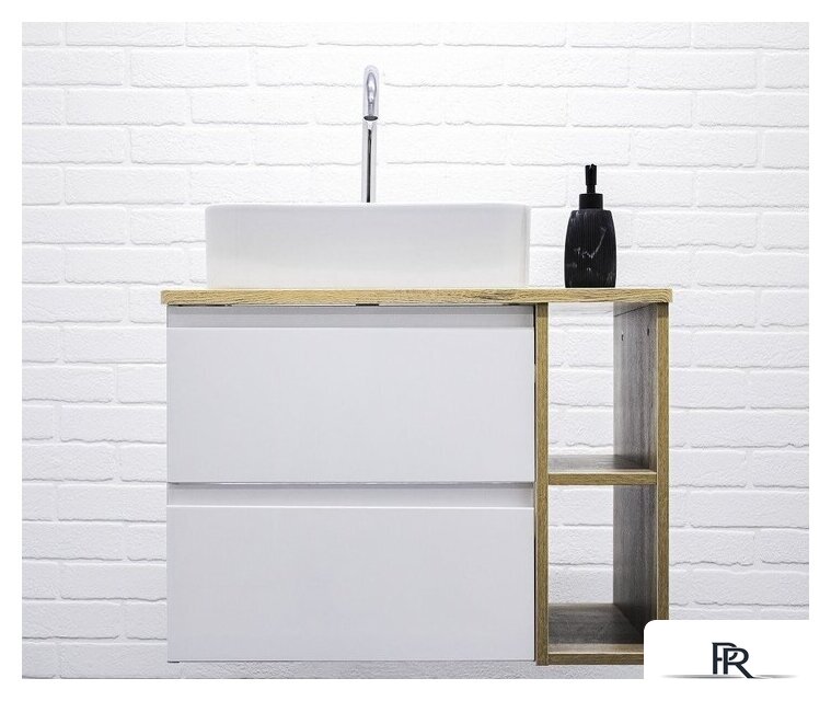  Домино Тумба под умывальник Joy 46 Frost 70 подвесная с двумя ящиками В2 - Изображение №8 — Интернет-магазин ПроЗаказ