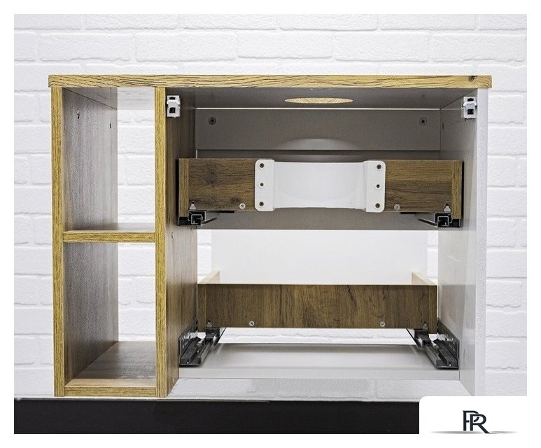  Домино Тумба под умывальник Joy 46 Frost 70 подвесная с двумя ящиками В2 - Изображение №10 — Интернет-магазин ПроЗаказ