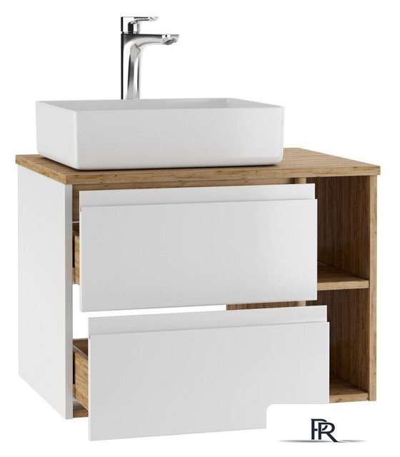  Домино Тумба под умывальник Joy 46 Frost 70 подвесная с двумя ящиками В2 - Изображение №17 — Интернет-магазин ПроЗаказ