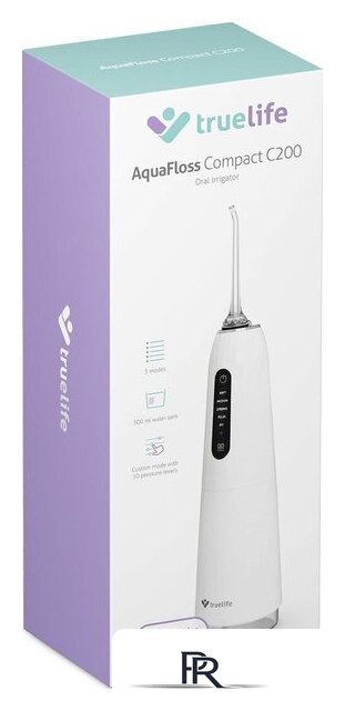 Ирригатор  TrueLife AquaFloss Compact C200 (белый) - Изображение №13 — Интернет-магазин ПроЗаказ