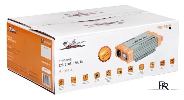 Автомобильный инвертор Airline API-1500-08 - Изображение №7 — Интернет-магазин ПроЗаказ